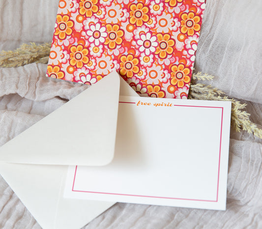 GROOVY GIRL NOTECARD