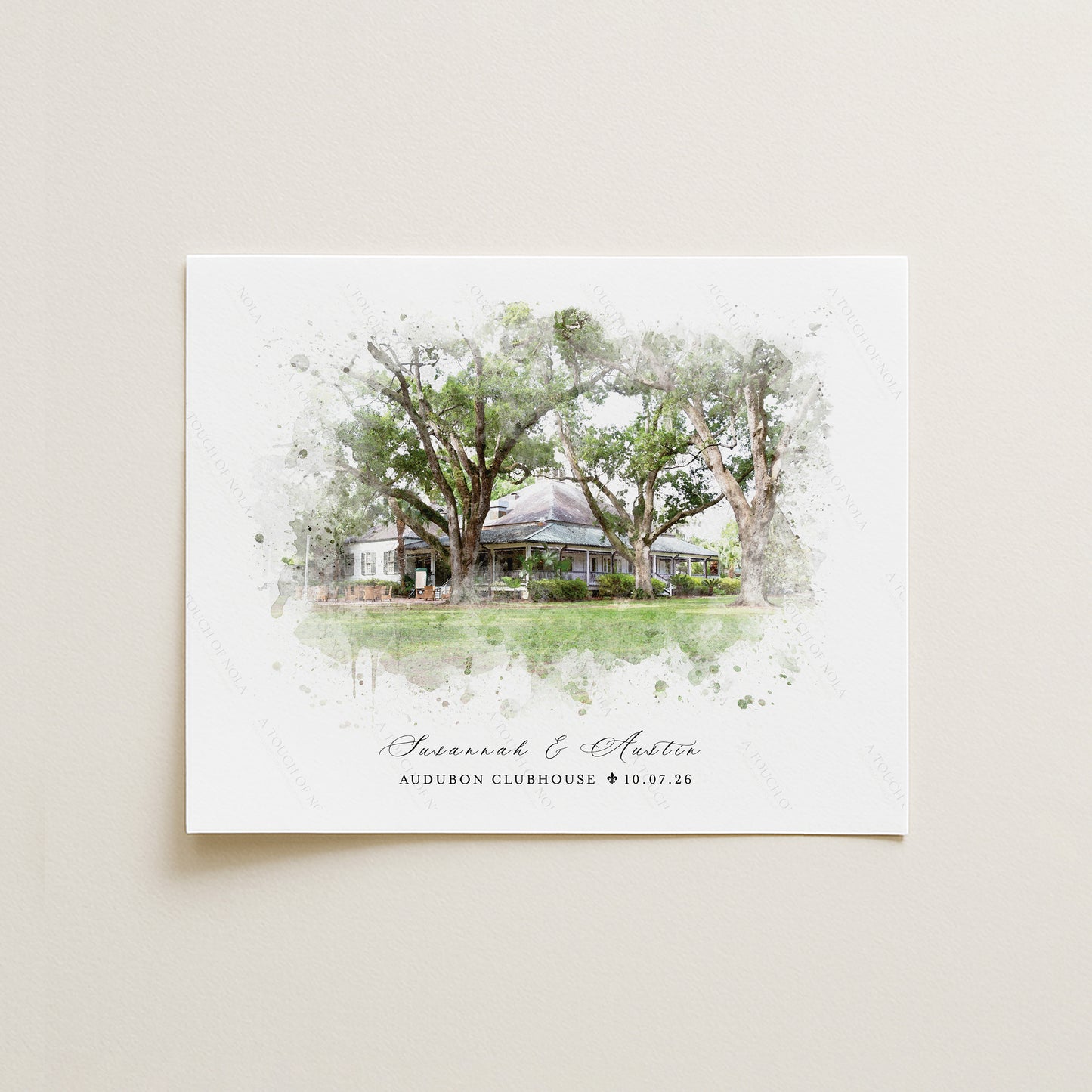 Audubon Clubhouse Venue Illustration