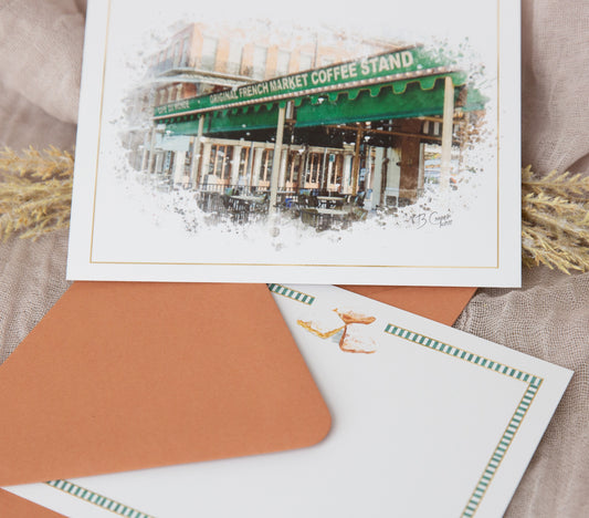 CAFE DU MONDE NOTECARD