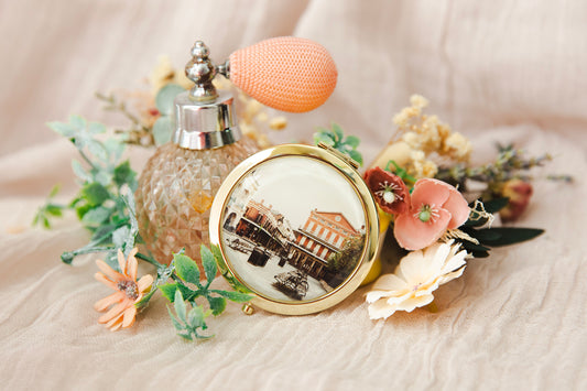 JACKSON SQUARE FRENCH QUARTER COMPACT MIRROR