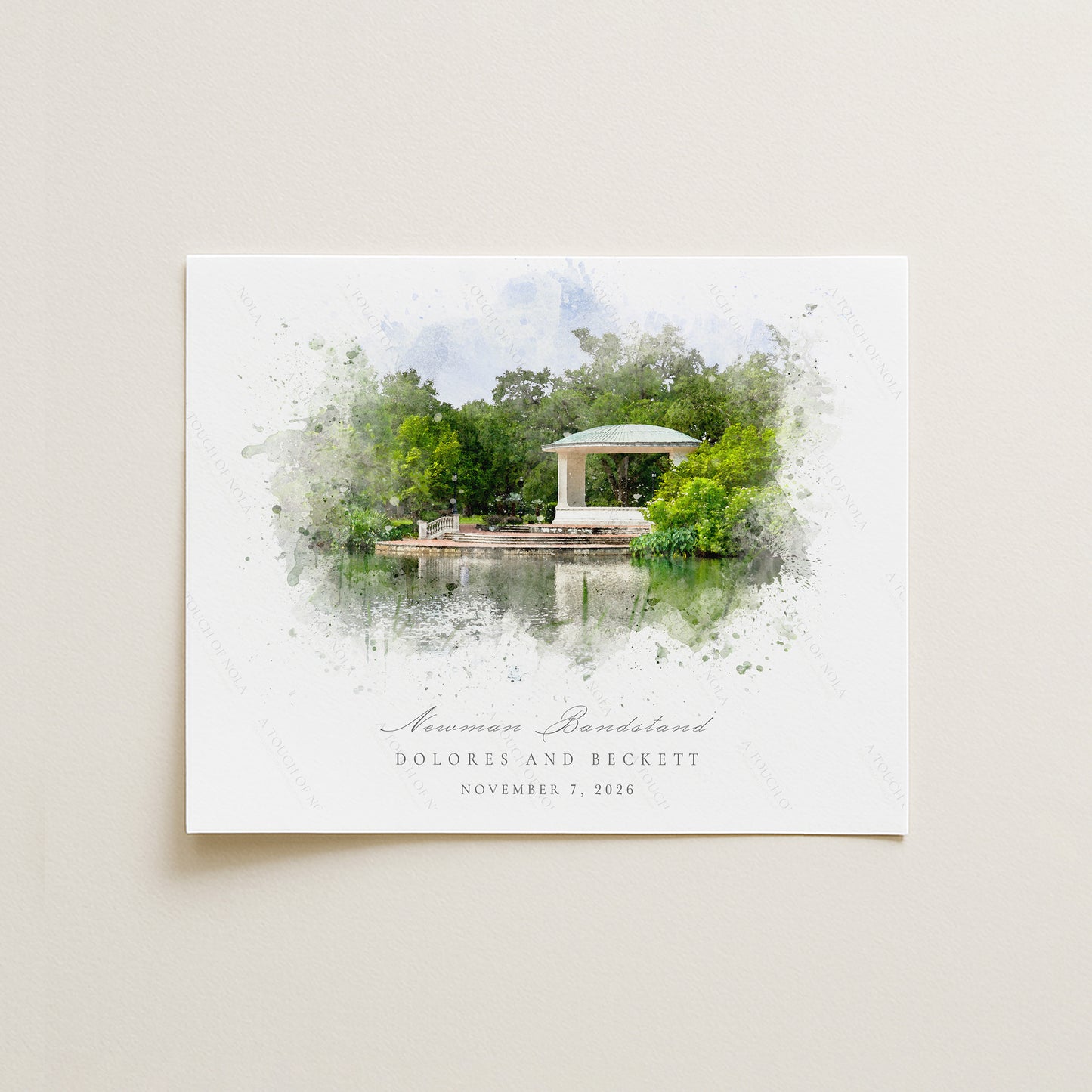 Newman Bandstand Venue Illustration