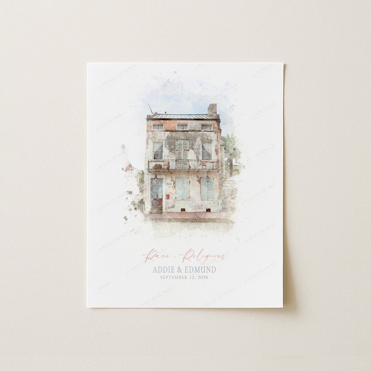 Race + Religious Venue Illustration