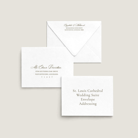 ST. LOUIS CATHEDRAL ENVELOPE ADDRESSING