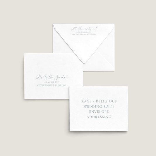 RACE + RELIGIOUS NEW ORLEANS ENVELOPE ADDRESSING