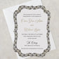 VINTAGE NEW ORLEANS ANTIQUE CUT WEDDING INVITATION WITH ENVELOPES