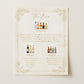 WEDDING BAR MENU SIGN