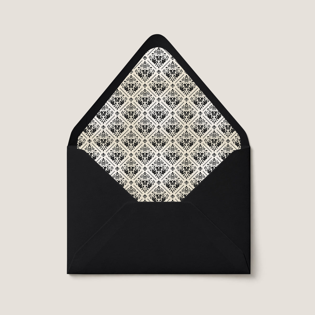 BLACK & GOLD ANTIQUE ENVELOPE LINER