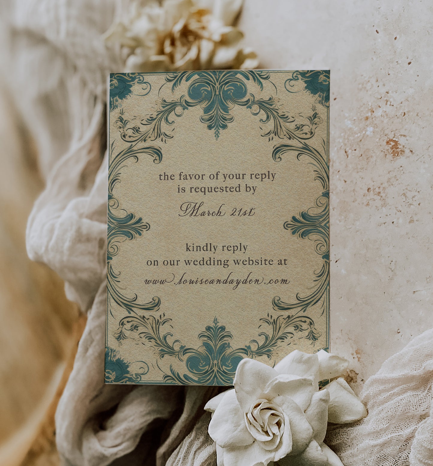 BRENNAN'S RSVP CARD WITH ENVELOPES