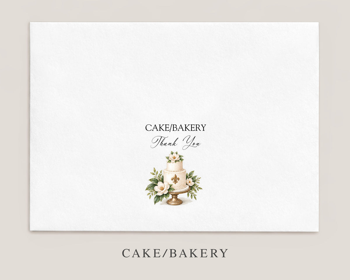 Nola Wedding Vendor Tipping Envelopes