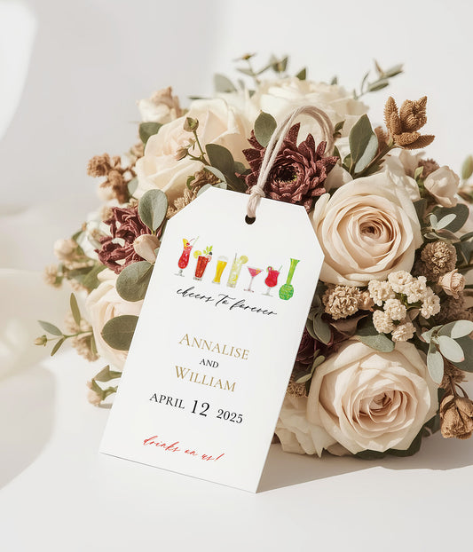 NEW ORLEANS PAT O'BRIEN'S HURRICANE THANK YOU GIFT TAG