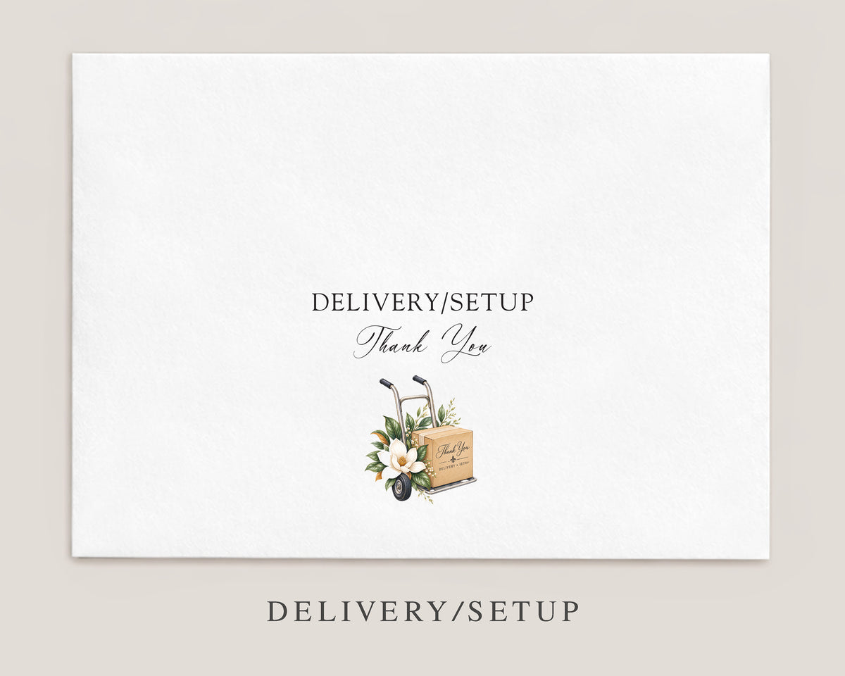 Nola Wedding Vendor Tipping Envelopes