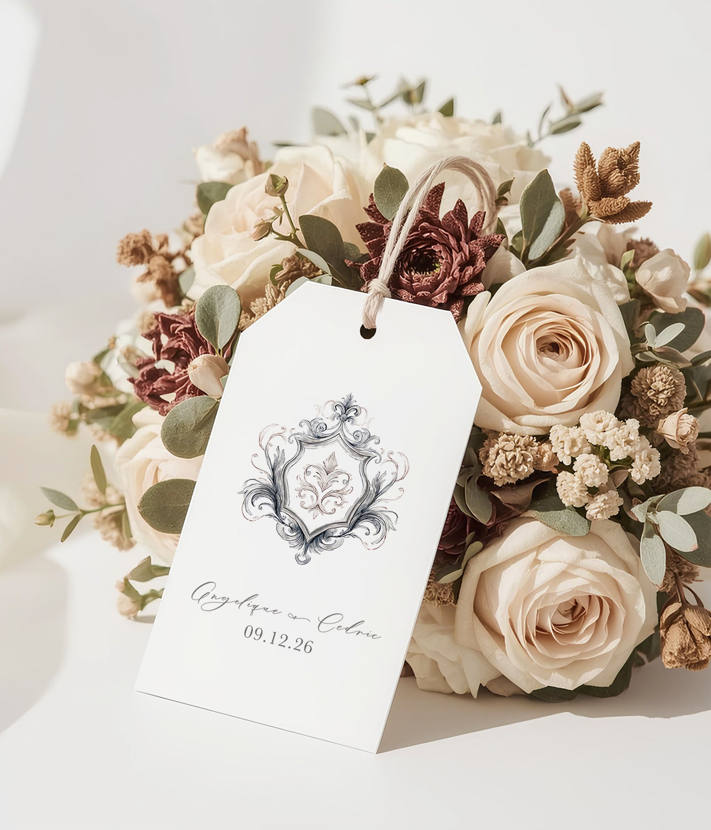 NEW ORLEANS FLEUR DE LIS THANK YOU GIFT TAG