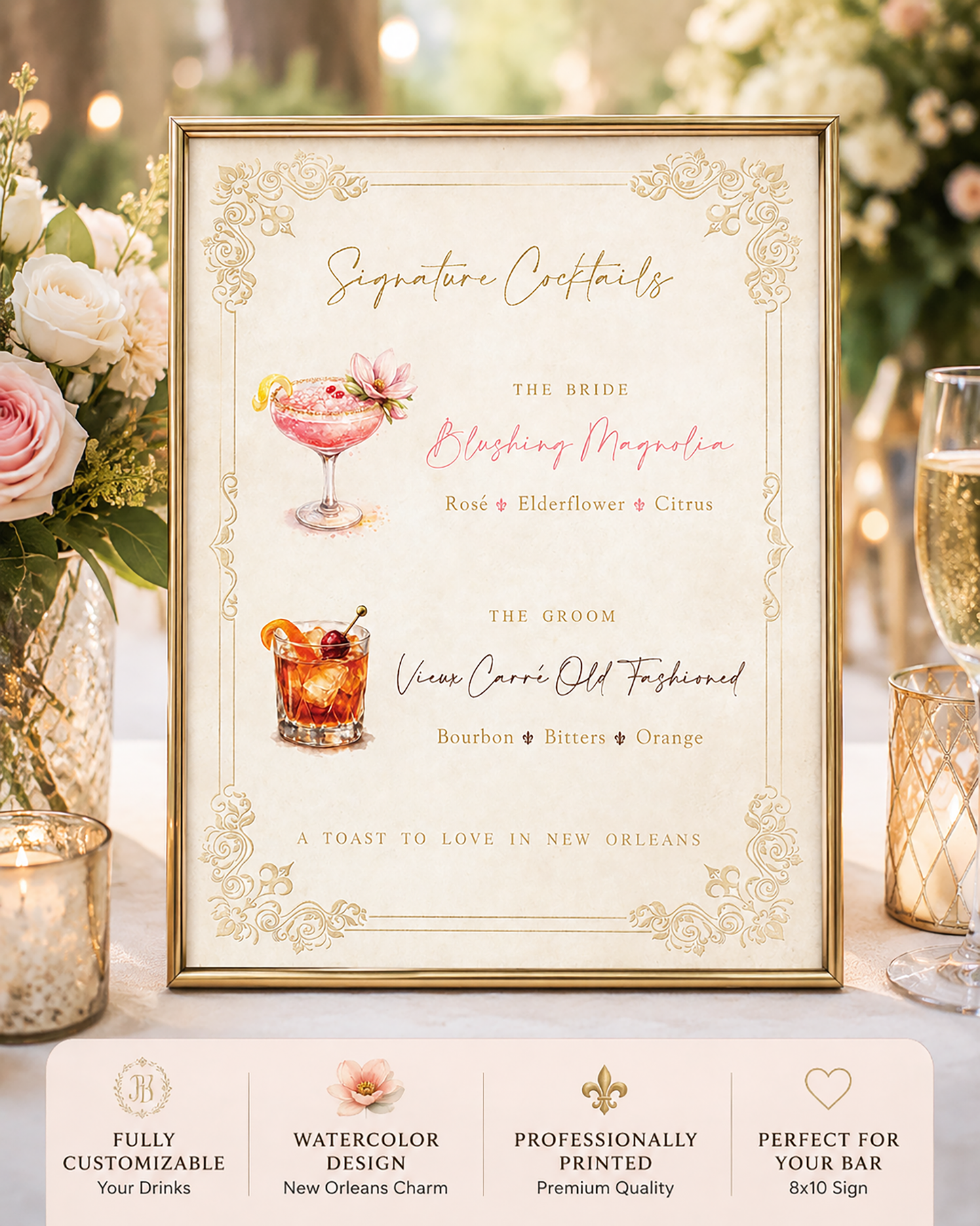WEDDING SIGNATURE COCKTAIL SIGN