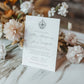 FLEUR DE LIS CREST WEDDING INVITATION