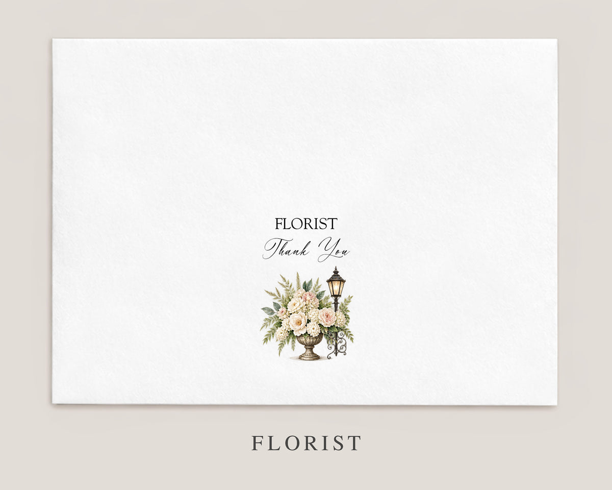 Nola Wedding Vendor Tipping Envelopes