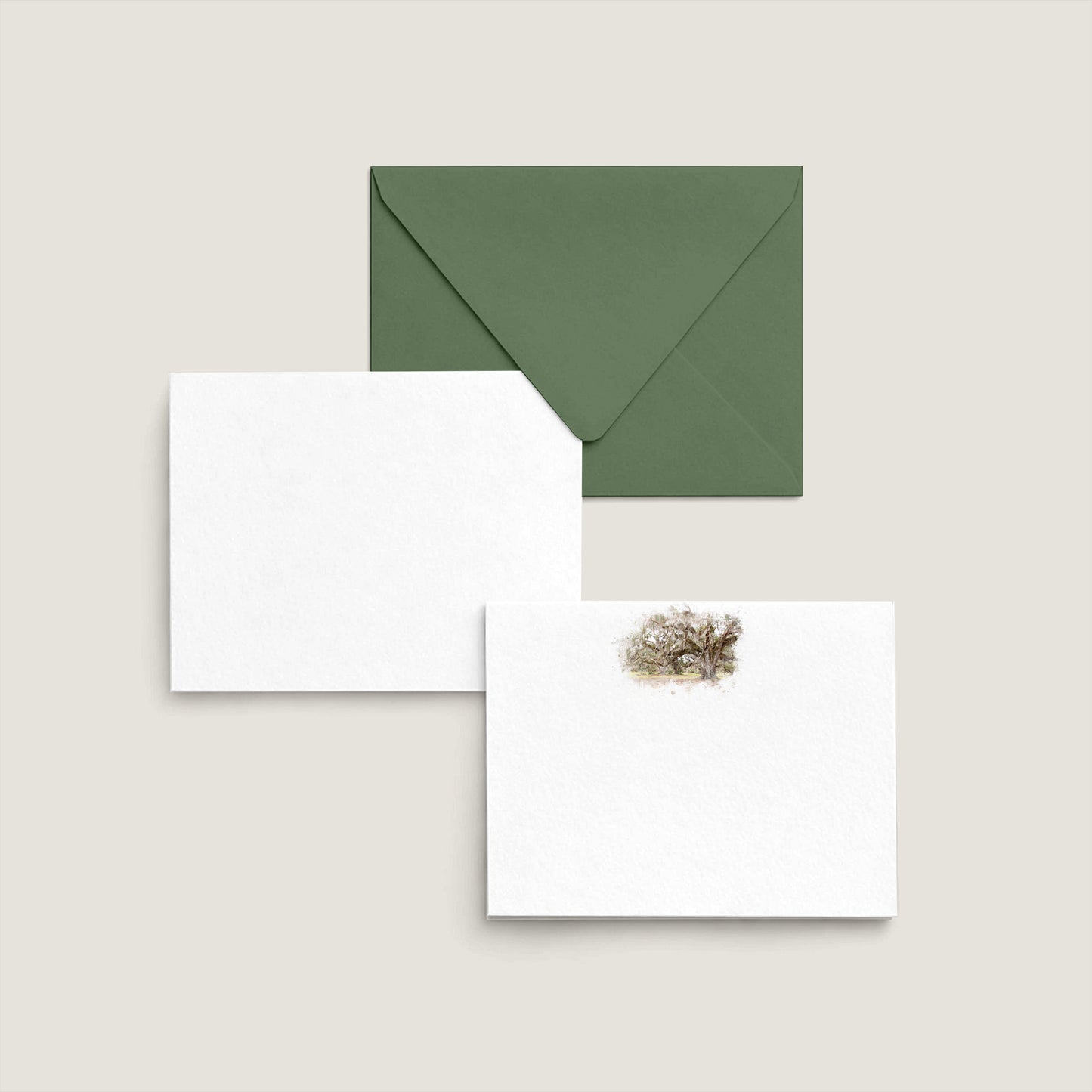 SOUTHERN LIVE OAK NOTECARD