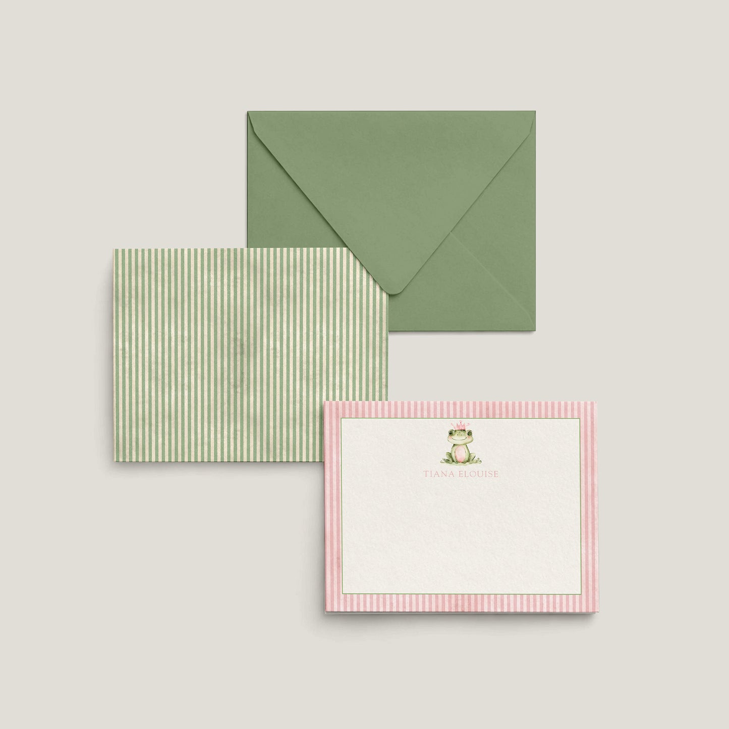 FROG PRINCESS NOTECARD
