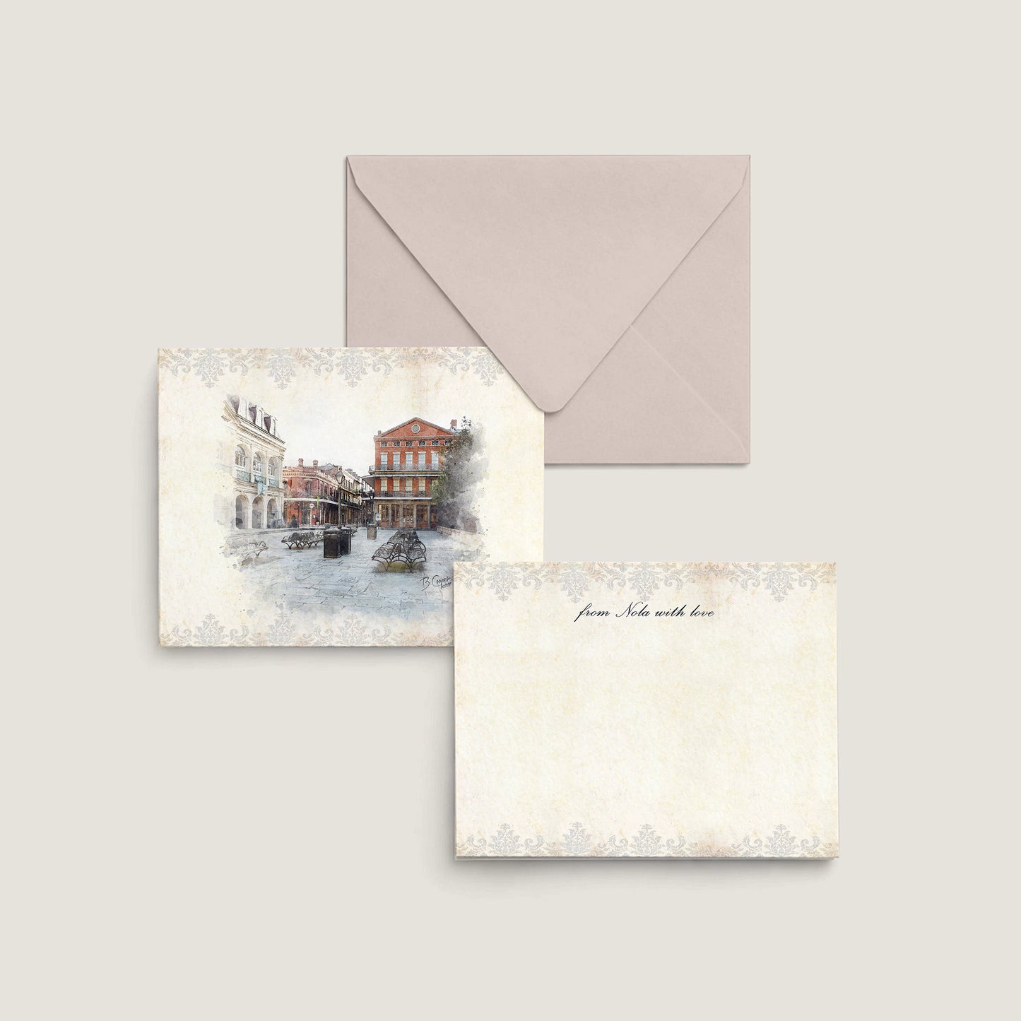 JACKSON SQUARE PEDESTRIAN MALL NOTECARD