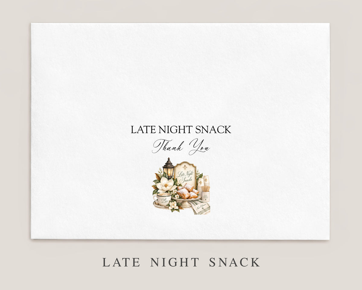 Nola Wedding Vendor Tipping Envelopes