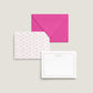PINK BOW NOTECARD