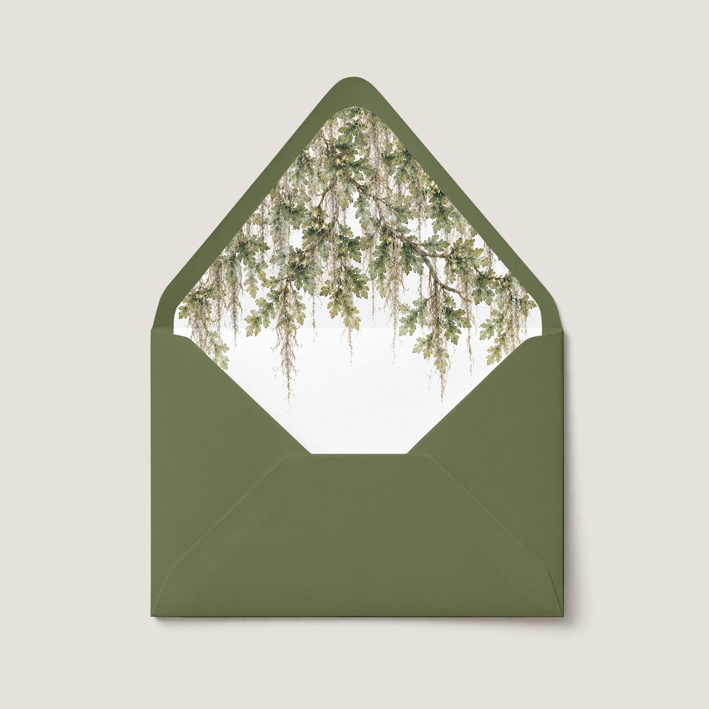 AUDUBON CLUBHOUSE NEW ORLEANS WEDDING ENVELOPE LINER