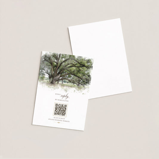 AUDUBON CLUBHOUSE WEDDING WEBSITE RESPONSE CARD