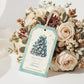 LOUISIANA OYSTER SHELL CHRISTMAS TREE GIFT TAG