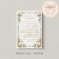 SOUTHERN MAGNOLIA BRIDAL SHOWER INVITATION SUITE