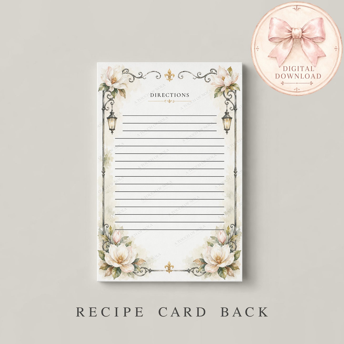 SOUTHERN MAGNOLIA BRIDAL SHOWER INVITATION SUITE