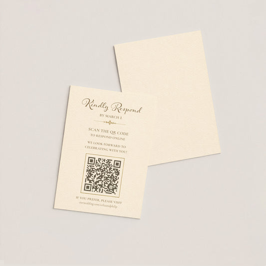 OUR LADY OF THE LAKE CHURCH WEDDING WEBSITE RESPONSE CARD