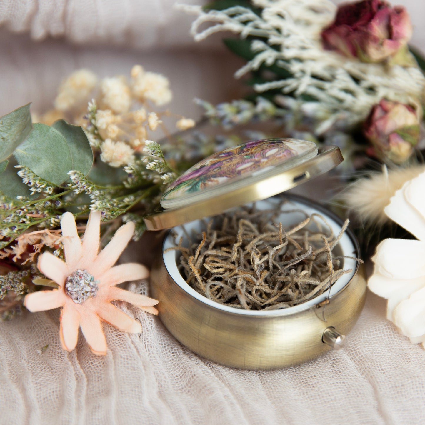 MARDI GRAS MASK WEDDING RING BOX