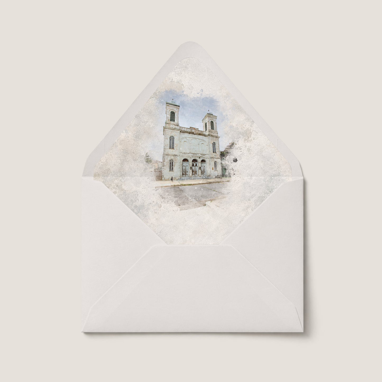 MARIGNY OPERA HOUSE WEDDING ENVELOPE LINER