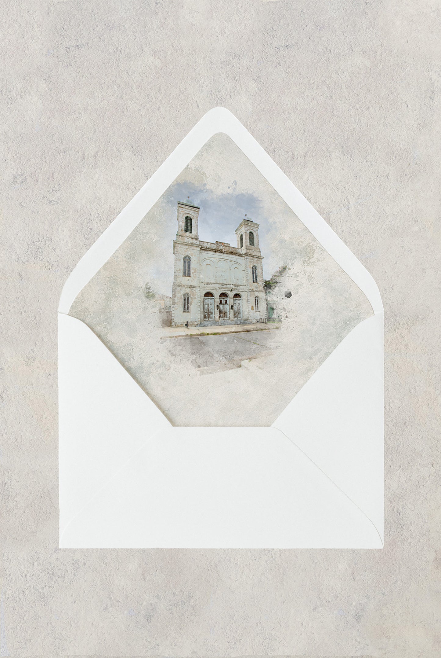 MARIGNY OPERA HOUSE WEDDING ENVELOPE LINER