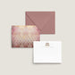 MAUVE FAIRYTALE CARRIAGE NOTECARD