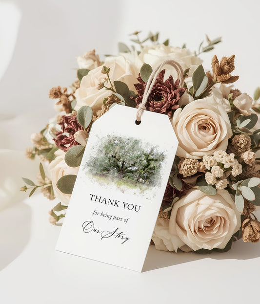 NEW ORLEANS CITY PARK THANK YOU GIFT TAG