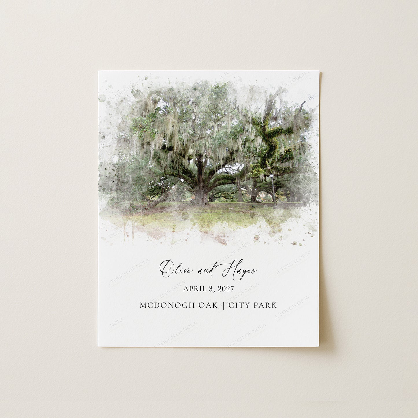 McDonogh Oak Venue Illustration