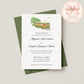 STREETCAR WEDDING INVITATION W/ BEIGNET RSVP CARD
