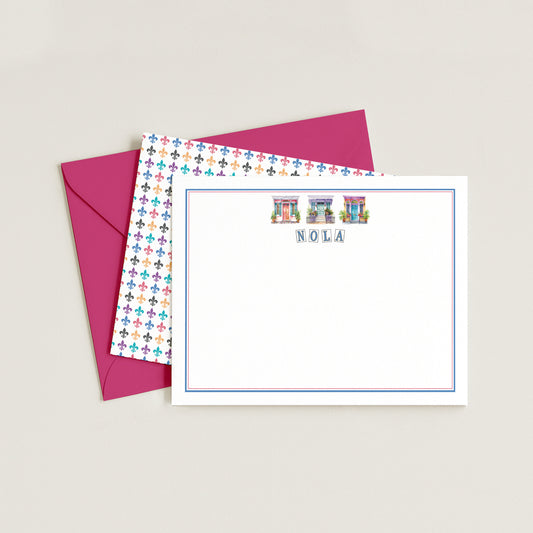 TILED NOLA SHOTGUN HOUSE NOTECARD