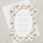 NEW ORLEANS TOILE DE JOUY WEDDING INVITATION WITH ENVELOPES