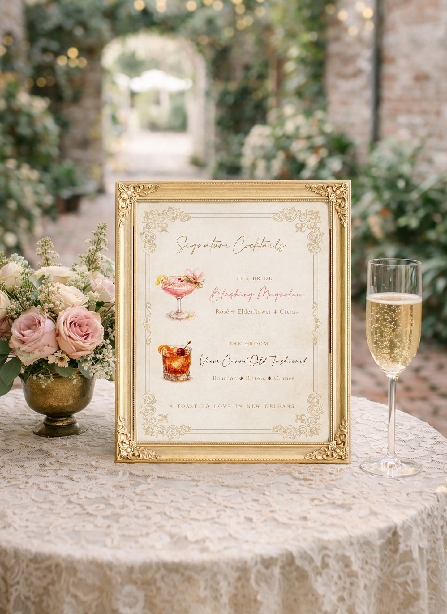 WEDDING SIGNATURE COCKTAIL SIGN