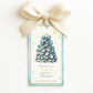 LOUISIANA OYSTER SHELL CHRISTMAS TREE GIFT TAG