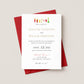 PAT O'BRIEN'S NEW ORLEANS WEDDING INVITATION WITH ENVELOPES