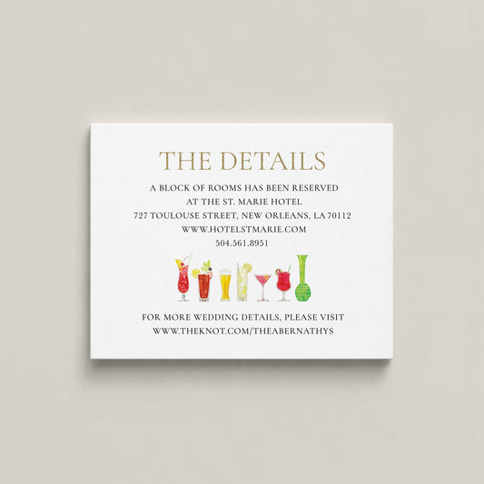 PAT O'BRIEN'S NEW ORLEANS DETAILS CARD