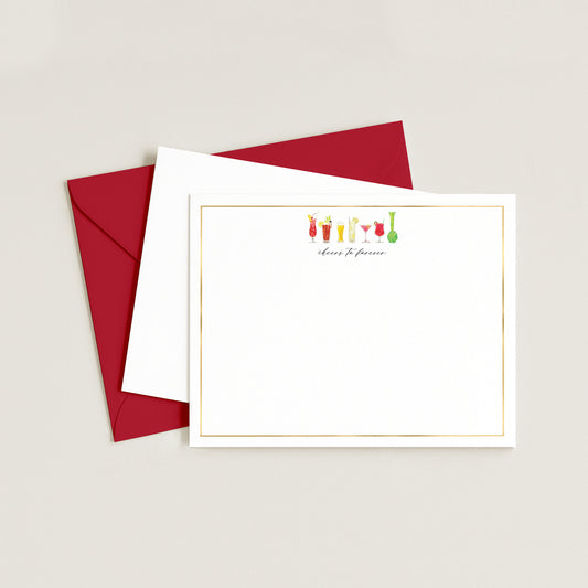 PAT O'BRIEN'S HURRICANE DRINK NOTECARD