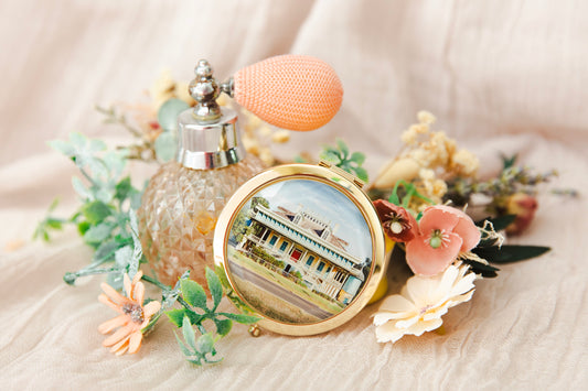 SAN FRANCISCO PLANTATION COMPACT MIRROR