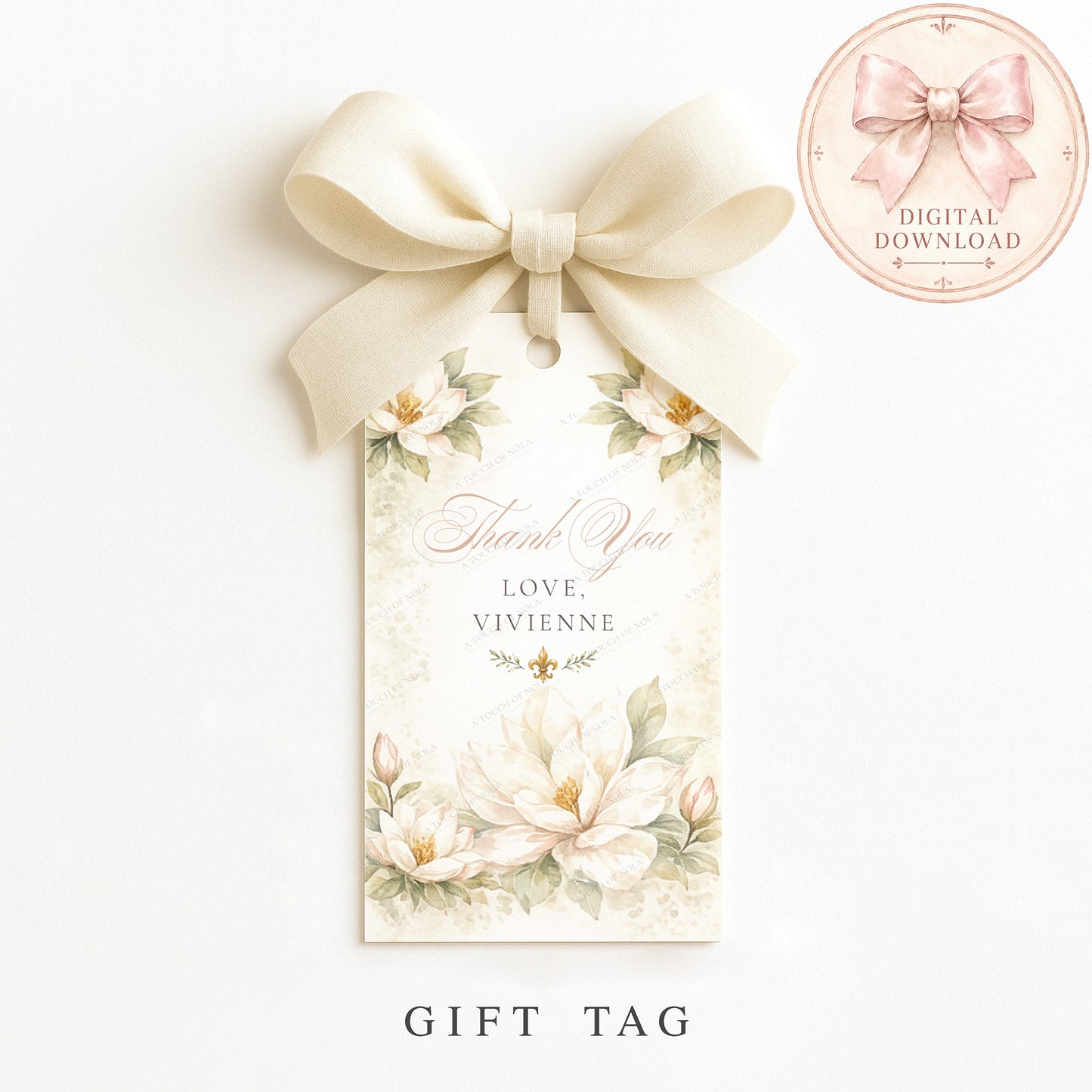 SOUTHERN MAGNOLIA BRIDAL SHOWER INVITATION SUITE