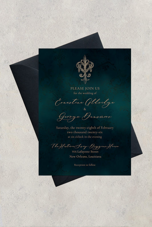 SWOOP DUGGINS HOUSE DOUBLE-SIDED INVITATION WITH ENVELOPES