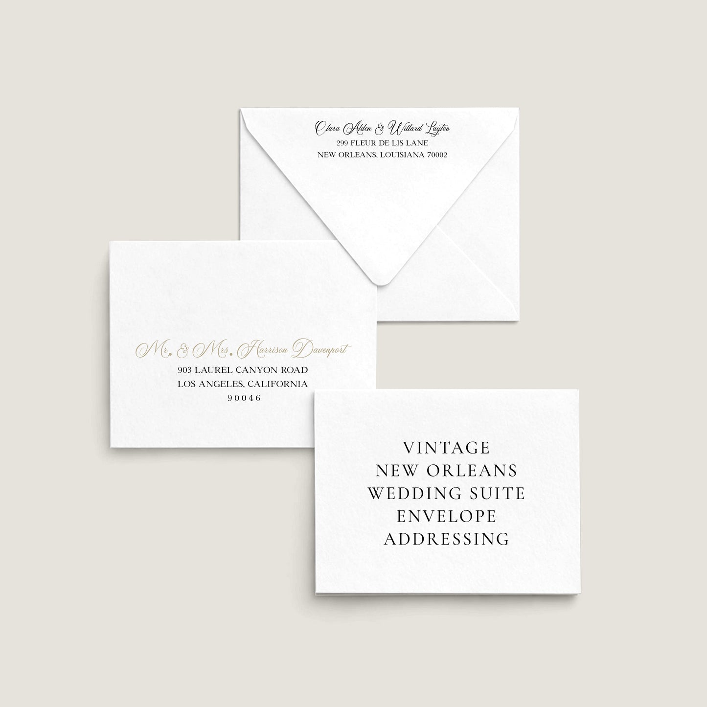 VINTAGE NEW ORLEANS ENVELOPE ADDRESSING