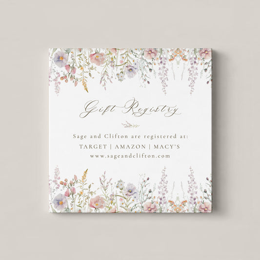 WILDFLOWER DETAILS CARD