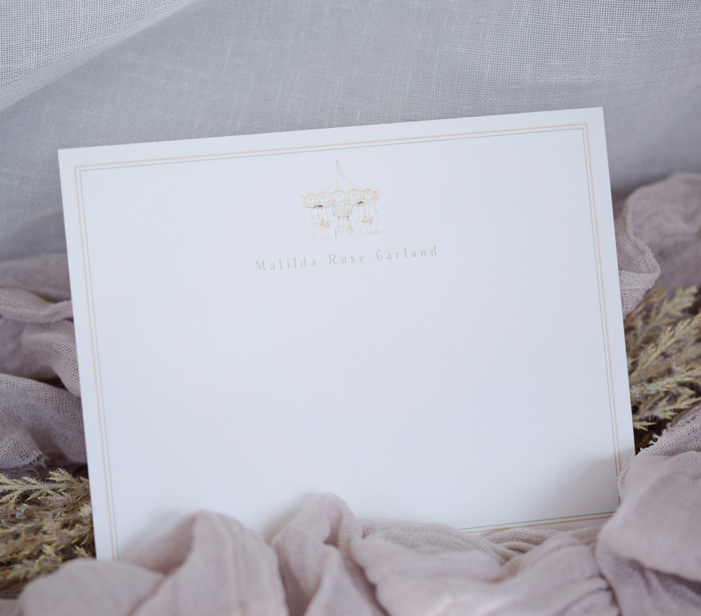 CAROUSEL NOTECARD